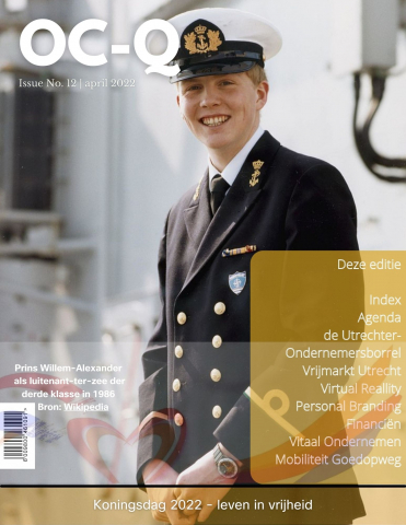Prins Willem Alexander op de cover van ocmn oc q magazine april 2022