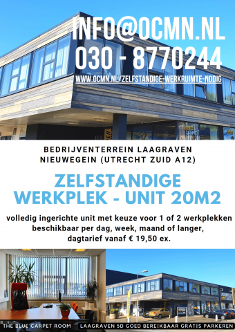 advertentie l werkplek unit beschikbaar bij ocmn laagraven 5d nieuwegein